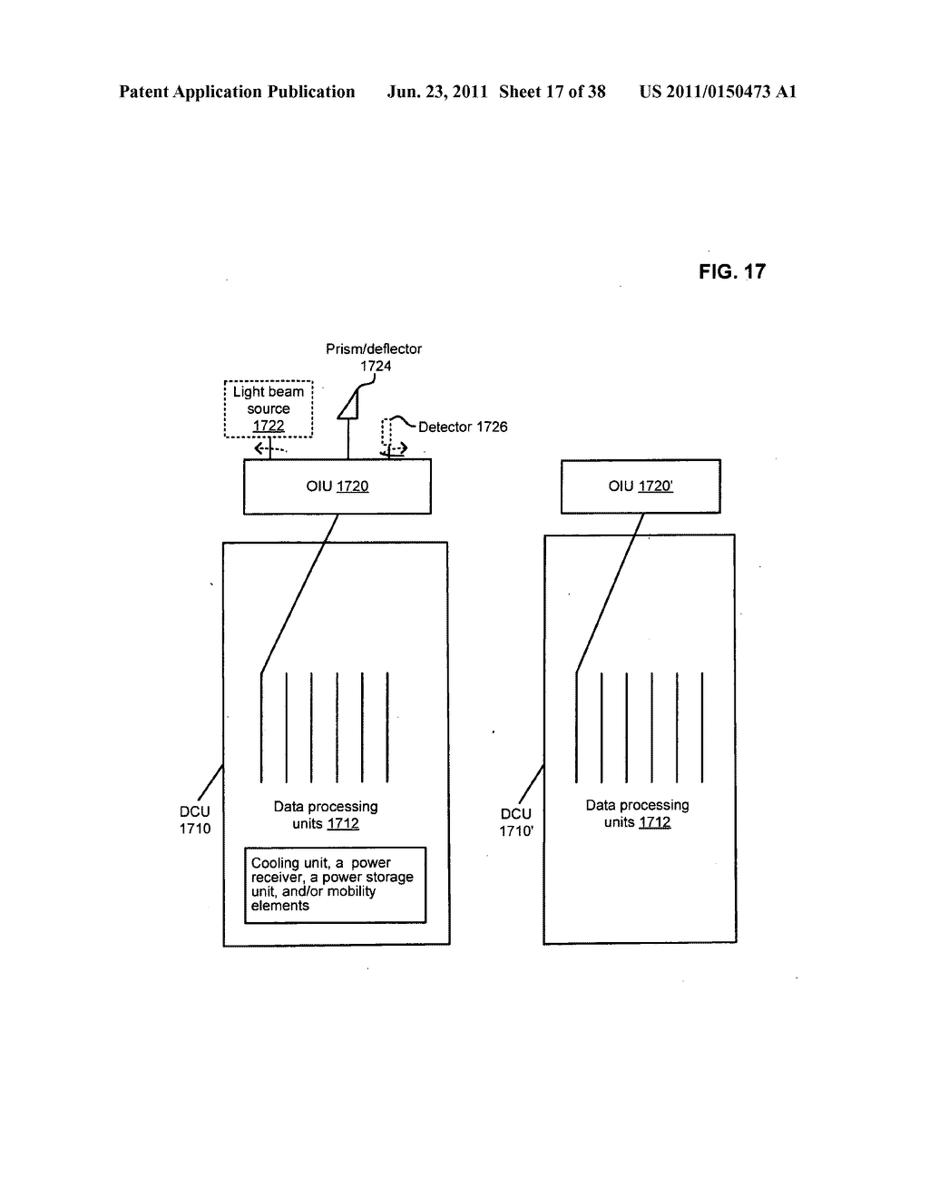 Data center with free-space optical communications - diagram, schematic, and image 18