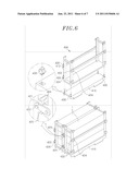 QUAY-WALL SYSTEM FOR LOADING AND UNLOADING CONTAINERS, MOBILE HARBOR AND     TRANSPORTING DEVICE FOR USE THEREIN diagram and image