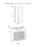 SYSTEM AND METHOD FOR PHOTOCATALYTIC OXIDATION AIR FILTRATION USING A     SUBSTRATE WITH PHOTOCATALYST PARTICLES POWDER COATED THEREON diagram and image