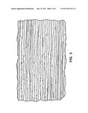 ARTICLE WITH INVERSE WOOD GRAIN PATTERN diagram and image