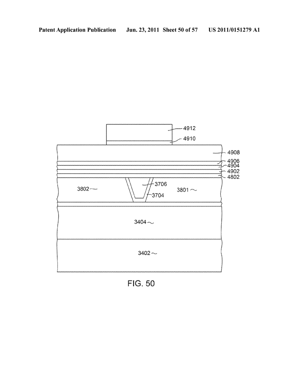 MAGNETIC WRITE HEAD MANUFACTURED BY AN ENHANCED DAMASCENE PROCESS     PRODUCING A TAPERED WRITE POLE WITH A NON-MAGNETIC SPACER AND     NON-MAGNETIC BUMP - diagram, schematic, and image 51