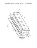 Battery module having restrainer and method of fixing restrainer diagram and image