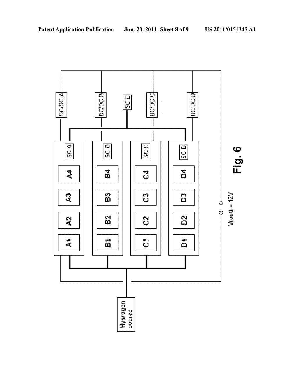 FUEL CELL ASSEMBLY HAVING FEED-BACK SENSOR - diagram, schematic, and image 09