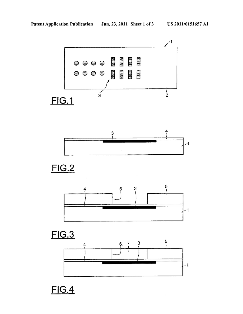 METHOD FOR FABRICATING ELECTRICAL BONDING PADS ON A WAFER - diagram, schematic, and image 02