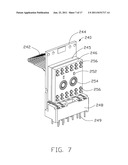 ELECTRICAL CONNECTOR WITH INDUCTANCE AND CONTACT MODULE USED IN THE     ELECTRICAL CONNECTOR diagram and image