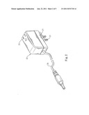 AC adapter capable of connecting external AC power diagram and image