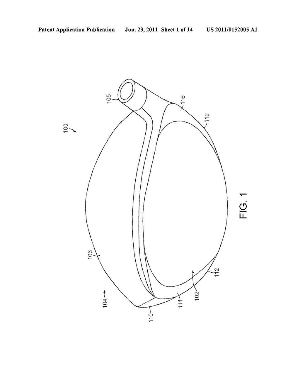 GOLF CLUB HEAD WITH IMPROVED PERFORMANCE - diagram, schematic, and image 02