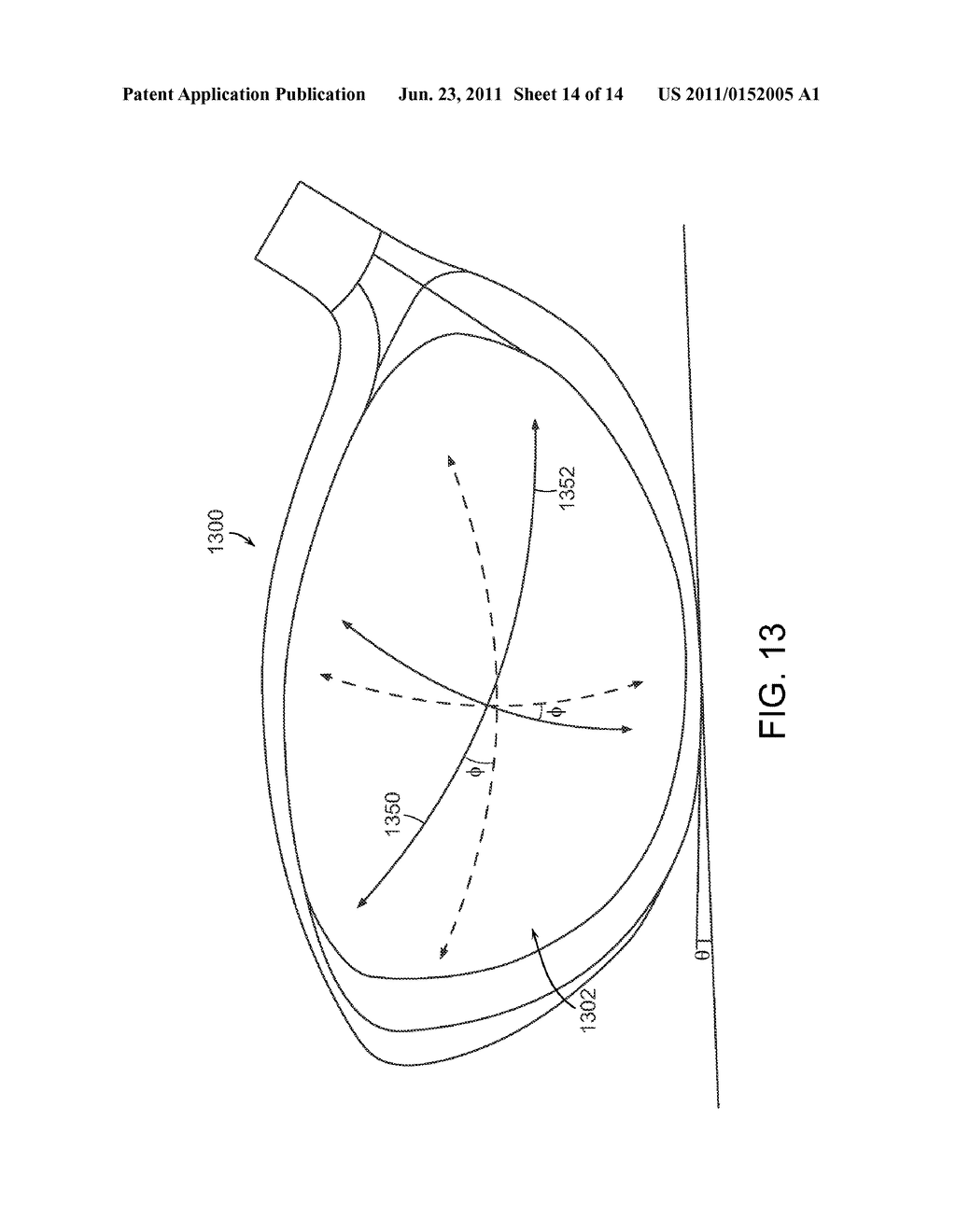 GOLF CLUB HEAD WITH IMPROVED PERFORMANCE - diagram, schematic, and image 15