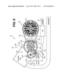 ELECTRONICALLY CONTROLLED CONTINUOUSLY VARIABLE TRANSMISSION WITH AXIALLY     MOVABLE TORQUE TRANSMITTING MECHANISM diagram and image