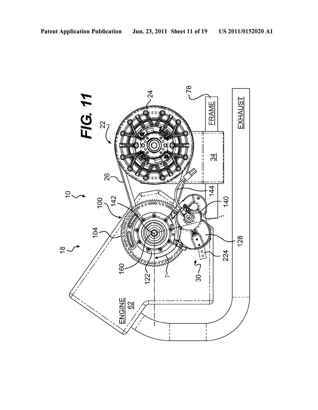 ELECTRONICALLY CONTROLLED CONTINUOUSLY VARIABLE TRANSMISSION WITH AXIALLY     MOVABLE TORQUE TRANSMITTING MECHANISM - diagram, schematic, and image 12