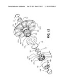 ELECTRONICALLY CONTROLLED CONTINUOUSLY VARIABLE TRANSMISSION WITH AXIALLY     MOVABLE TORQUE TRANSMITTING MECHANISM diagram and image