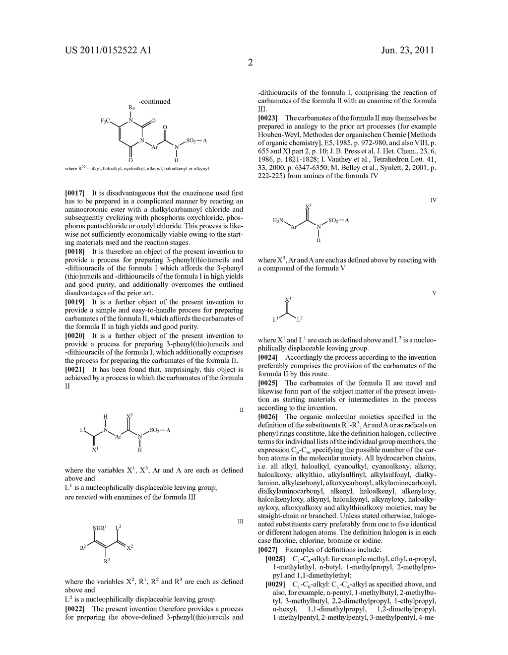 METHOD FOR THE PRODUCTION OF 3-PHENYL(THIO) URACILS AND DITHIOURACILS - diagram, schematic, and image 03