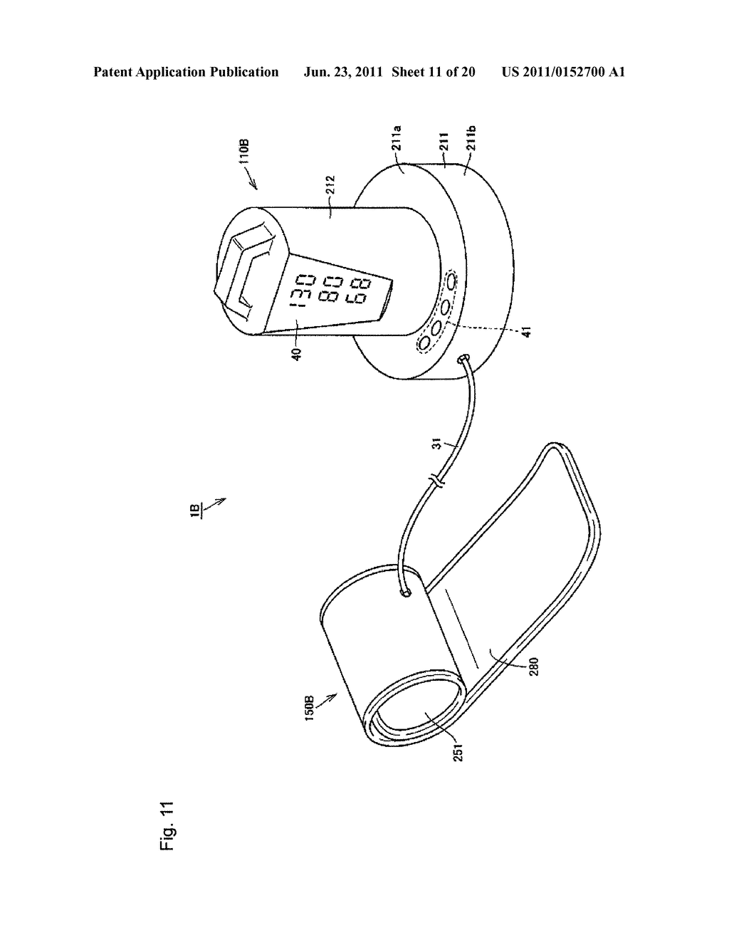 ELECTRONIC SPHYGMOMANOMETER FOR ENHANCING RELIABILITY OF MEASUREMENT VALUE - diagram, schematic, and image 12