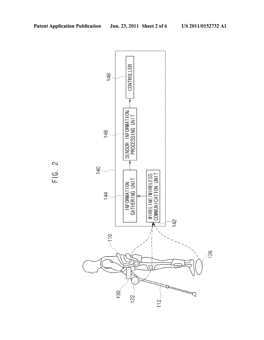 MULTI-SENSOR SIGNAL PROCESSING SYSTEM FOR DETECTING WALKING INTENT,     WALKING SUPPORTING APPARATUS COMPRISING THE SYSTEM AND METHOD FOR     CONTROLLING THE APPARATUS - diagram, schematic, and image 03