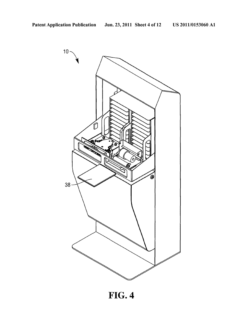 DEDICATED SELF-SERVICE RETURN TERMINAL AND METHOD OF OPERATING A DEDICATED     SELF-SERVICE RETURN TERMINAL FOR RECEIVING RETURNED MEDIA ON WHICH     ENTERTAINMENT DATA IS STORED - diagram, schematic, and image 05