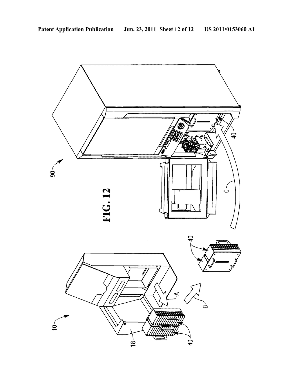 DEDICATED SELF-SERVICE RETURN TERMINAL AND METHOD OF OPERATING A DEDICATED     SELF-SERVICE RETURN TERMINAL FOR RECEIVING RETURNED MEDIA ON WHICH     ENTERTAINMENT DATA IS STORED - diagram, schematic, and image 13