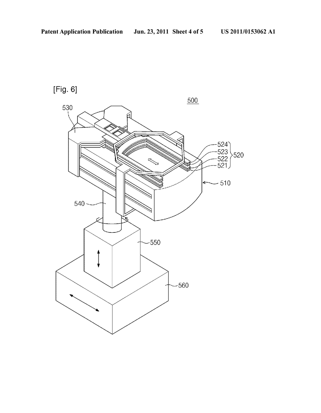 SUBSTRATE-PROCESSING APPARATUS AND METHOD OF TRANSFERRING SUBSTRATE IN THE     SAME - diagram, schematic, and image 05