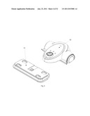 Robotic Floor Cleaning Apparatus with Shell Connected to the Cleaning     Assembly and Suspended over the Drive System diagram and image