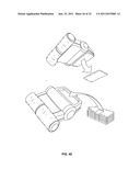 Robotic Floor Cleaning Apparatus with Shell Connected to the Cleaning     Assembly and Suspended over the Drive System diagram and image