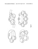 Robotic Floor Cleaning Apparatus with Shell Connected to the Cleaning     Assembly and Suspended over the Drive System diagram and image