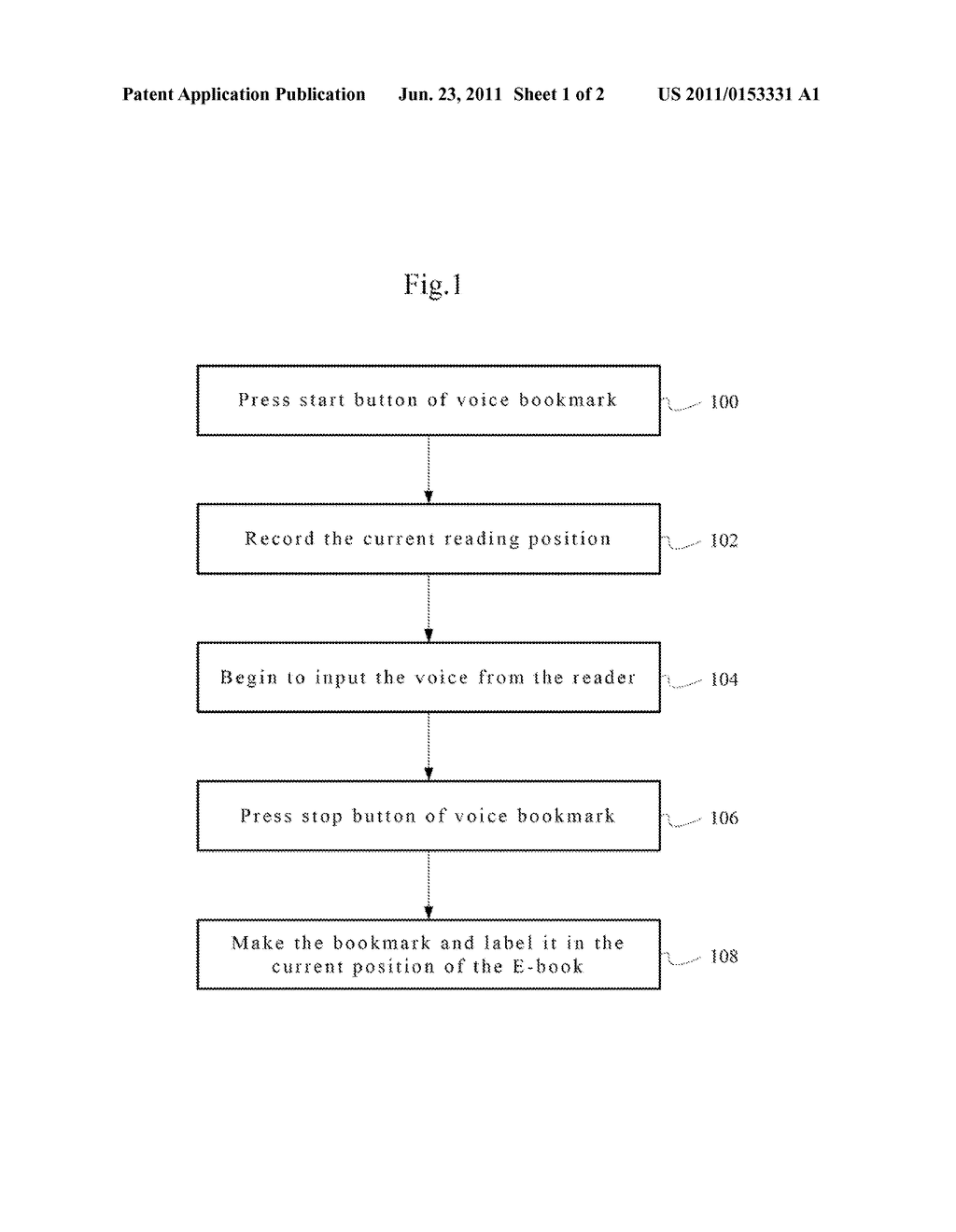 Method for Generating Voice Signal in E-Books and an E-Book Reader - diagram, schematic, and image 02