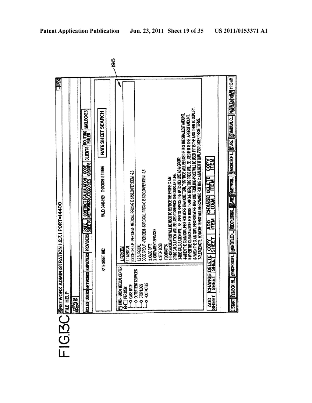 Novel Method and Apparatus for Repricing a Reimbursement Claim Against a     Contract - diagram, schematic, and image 20