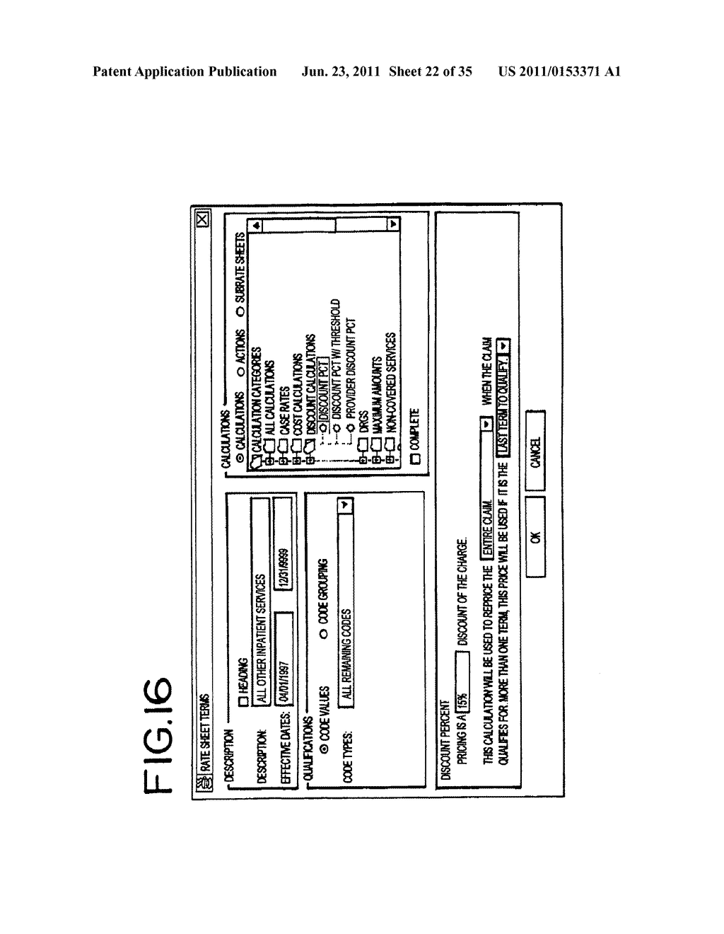 Novel Method and Apparatus for Repricing a Reimbursement Claim Against a     Contract - diagram, schematic, and image 23