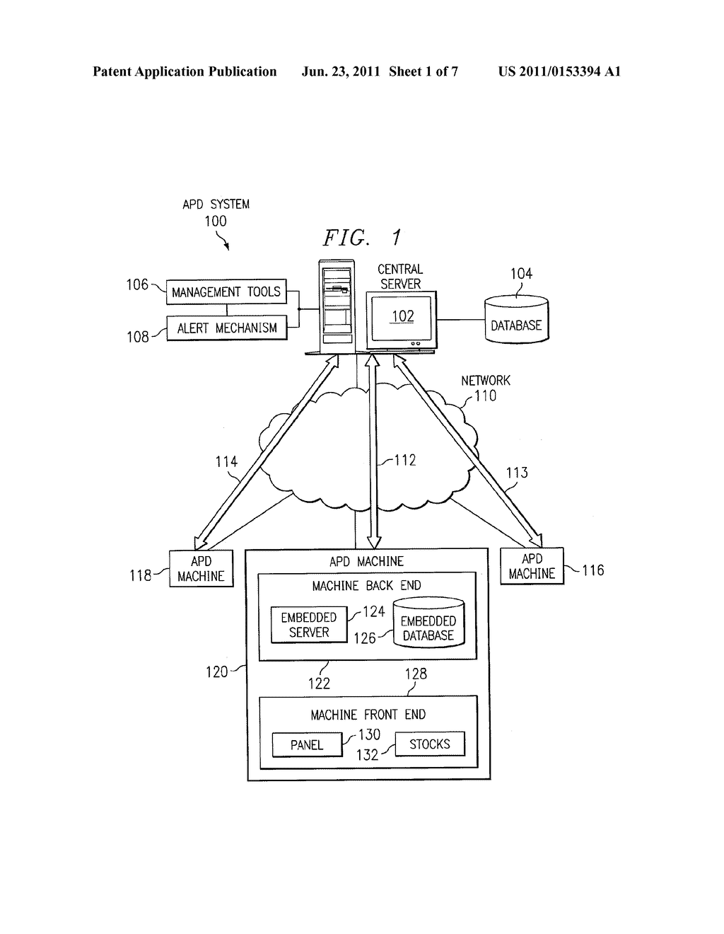 SERVICE DISCOVERY IN A NETWORK OF AUTOMATIC PRODUCT/SERVICE DISPENSING     MACHINES - diagram, schematic, and image 02