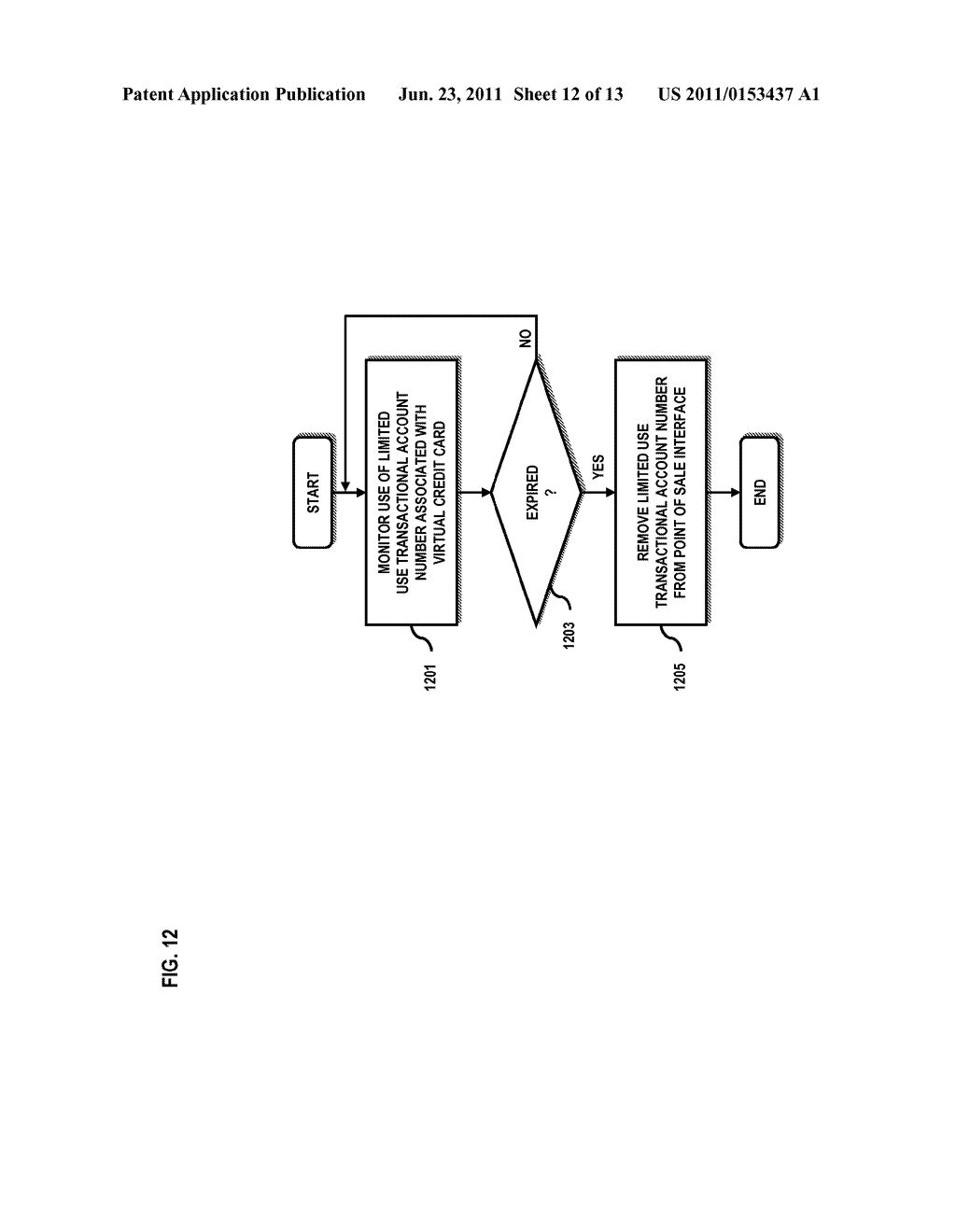 METHOD AND SYSTEM FOR PROVIDING VIRTUAL CREDIT CARD SERVICES - diagram, schematic, and image 13