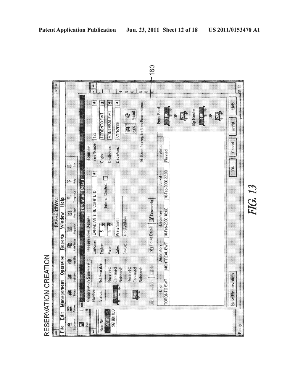 SYSTEM AND METHOD FOR RAIL TRANSPORT OF TRAILERS - diagram, schematic, and image 13