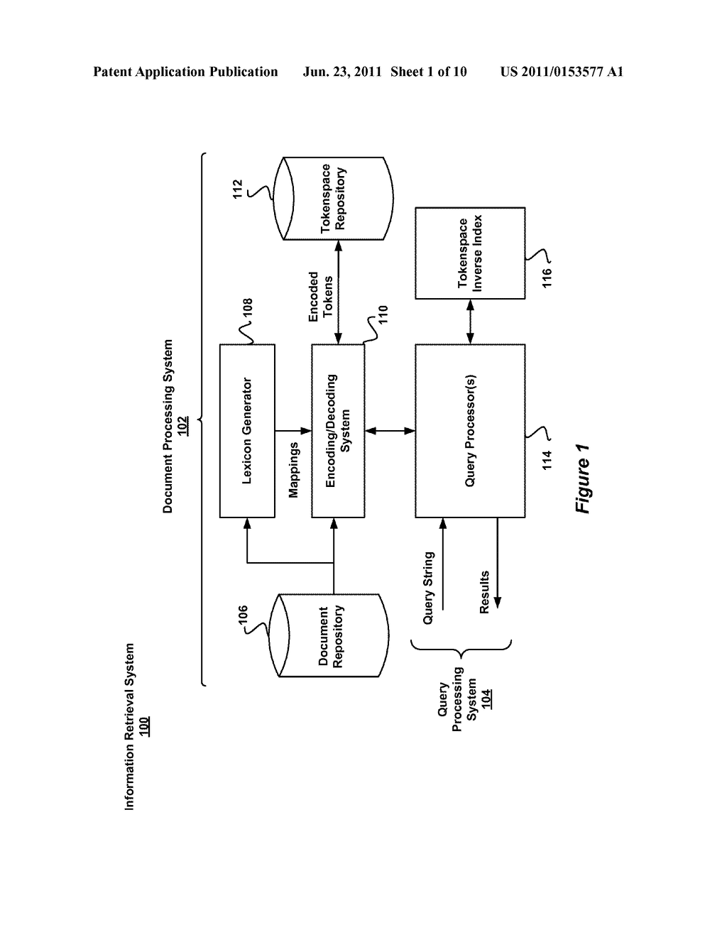 Query Processing System and Method for Use with Tokenspace Repository - diagram, schematic, and image 02