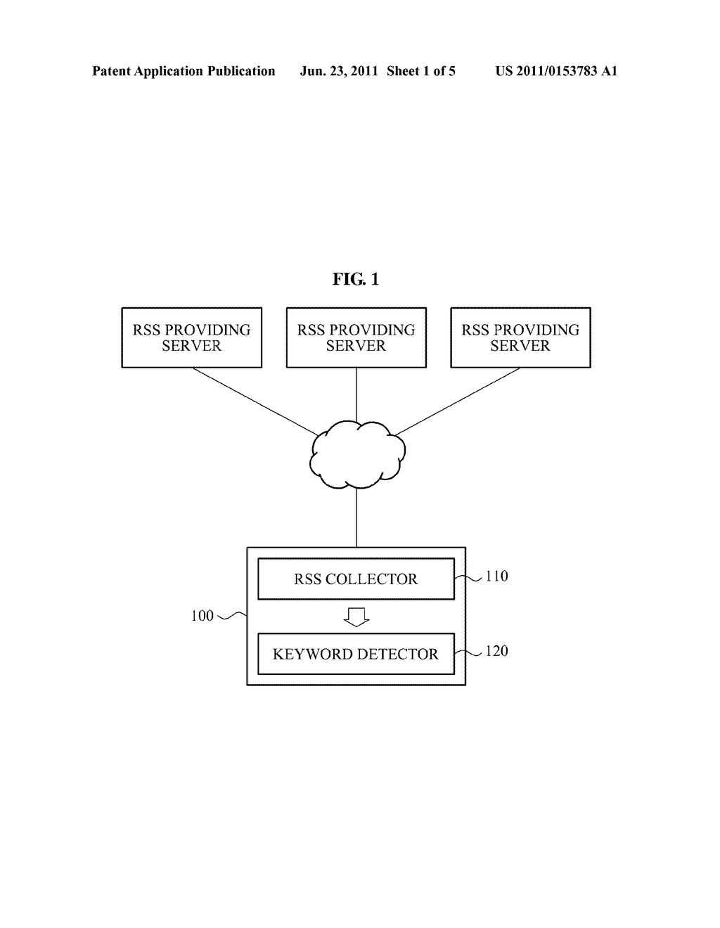 APPARATUS AND METHOD FOR EXTRACTING KEYWORD BASED ON RSS - diagram, schematic, and image 02