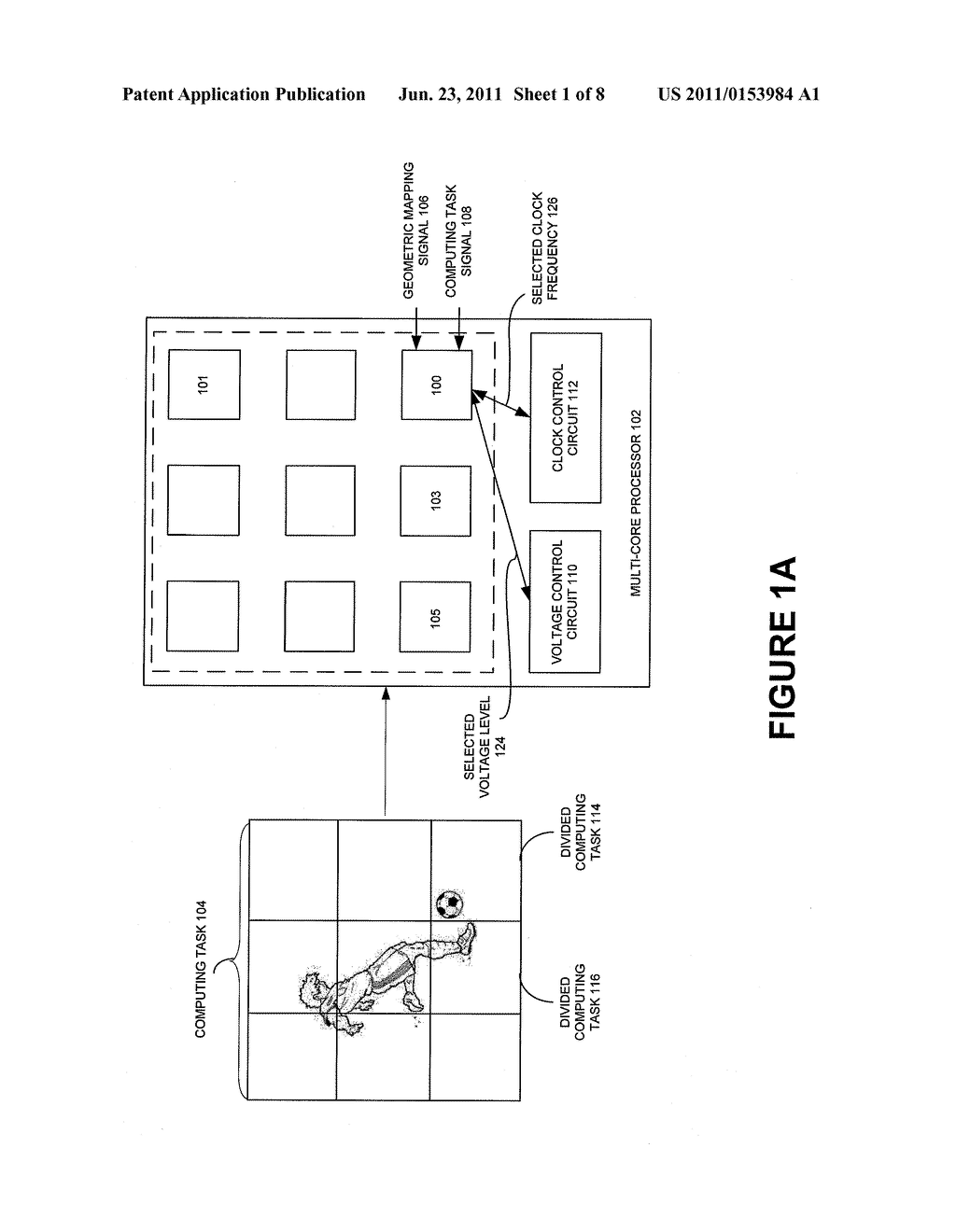 DYNAMIC VOLTAGE CHANGE FOR MULTI-CORE PROCESSING - diagram, schematic, and image 02