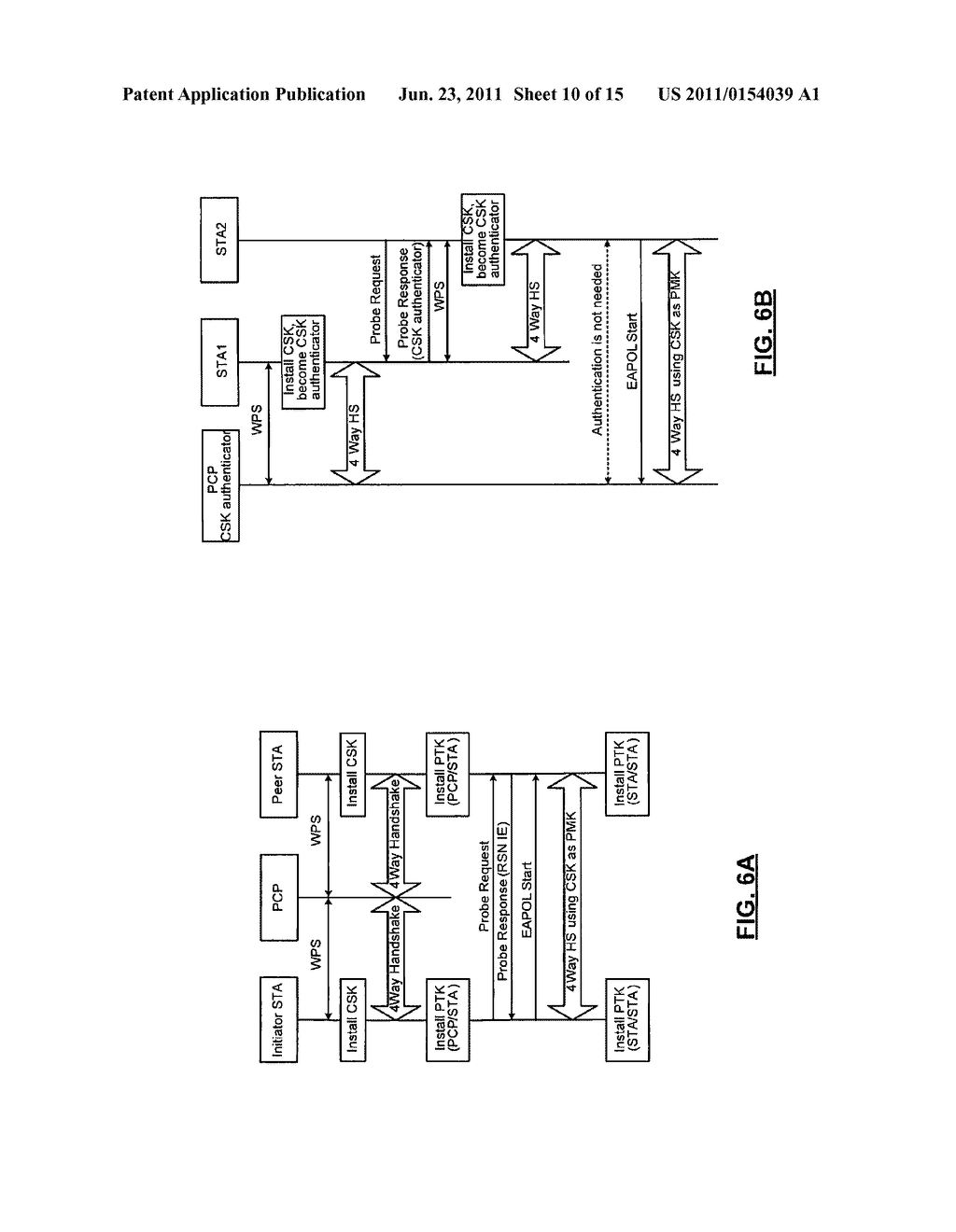 STATION-TO-STATION SECURITY ASSOCIATIONS IN PERSONAL BASIC SERVICE SETS - diagram, schematic, and image 11