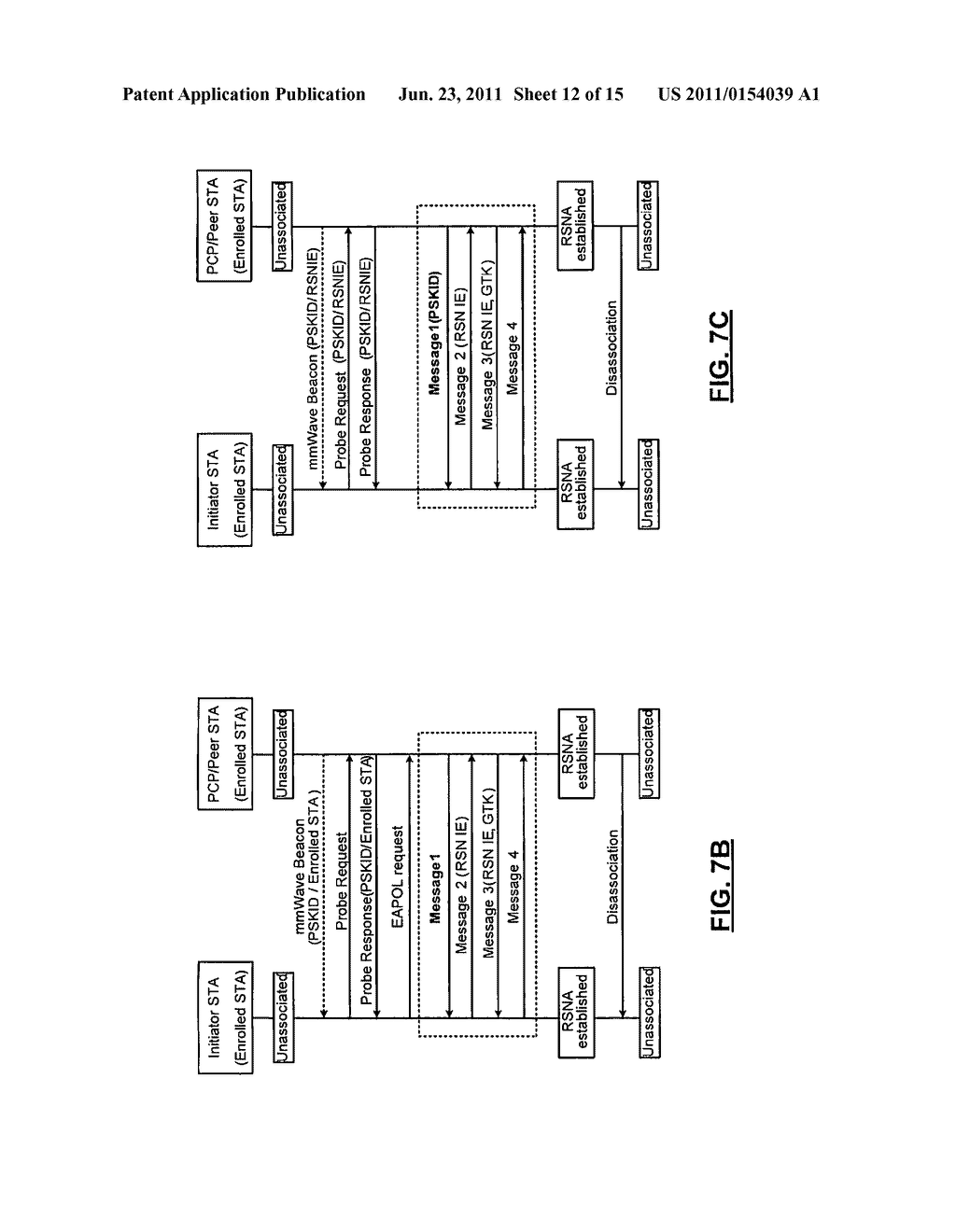 STATION-TO-STATION SECURITY ASSOCIATIONS IN PERSONAL BASIC SERVICE SETS - diagram, schematic, and image 13