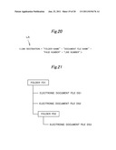 ELECTRONIC DOCUMENT MANAGING APPARATUS AND COMPUTER-READABLE RECORDING     MEDIUM diagram and image