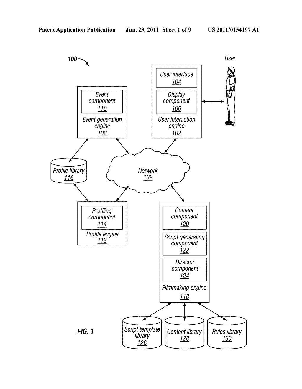 System and method for algorithmic movie generation based on audio/video     synchronization - diagram, schematic, and image 02