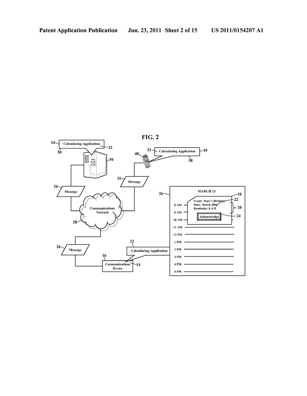 Methods, Systems, and Products for Calendaring Applications - diagram, schematic, and image 03