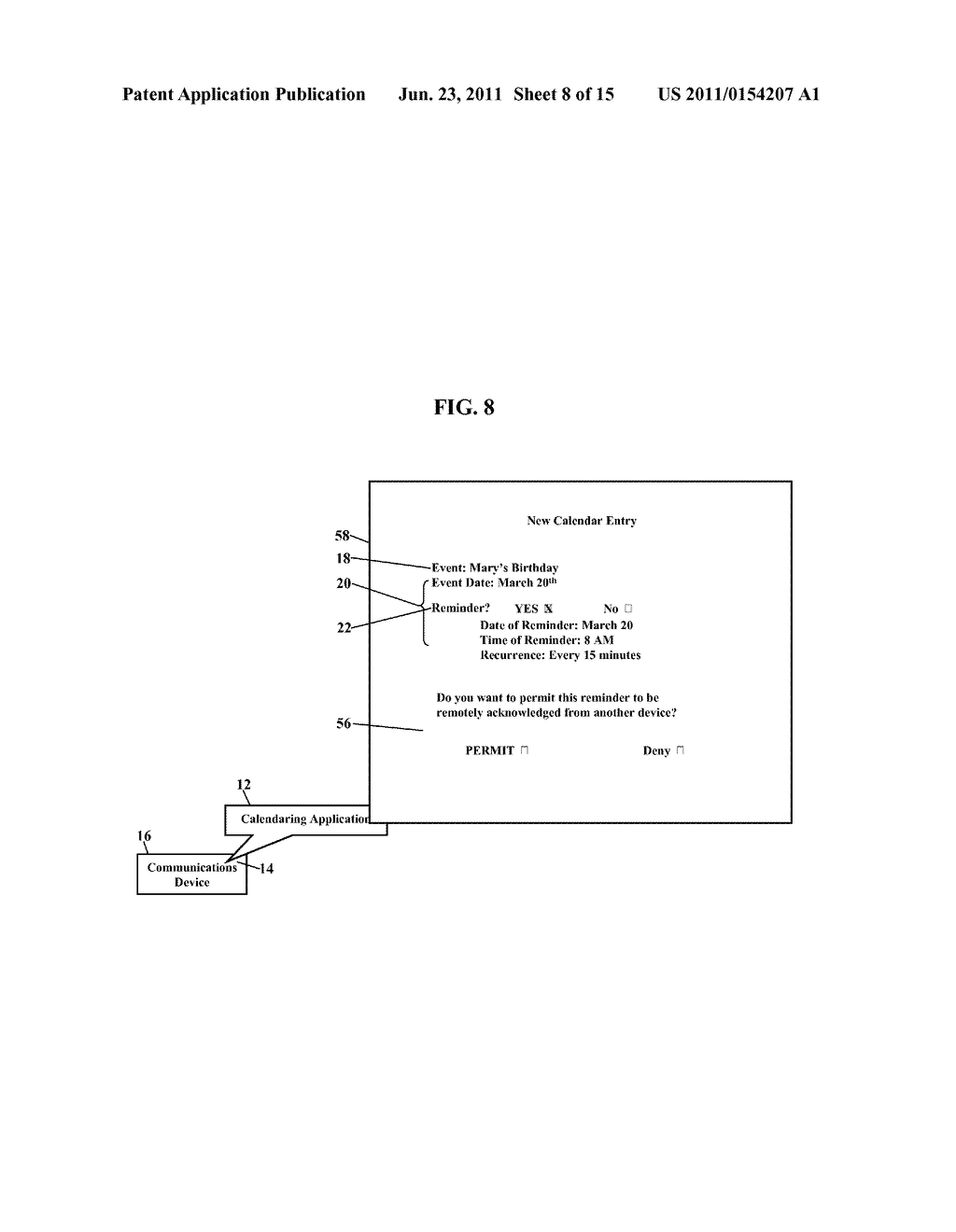 Methods, Systems, and Products for Calendaring Applications - diagram, schematic, and image 09