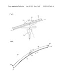 FLAT VEHICULAR WIPER WITH HYDRAULIC SHOCK-ABSORBING UNIT diagram and image