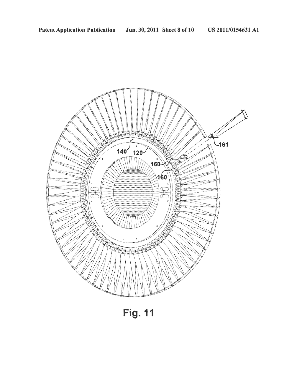 FIXTURE AND METHOD FOR MOUNTING ARTICULATED TURBINE BUCKETS - diagram, schematic, and image 09