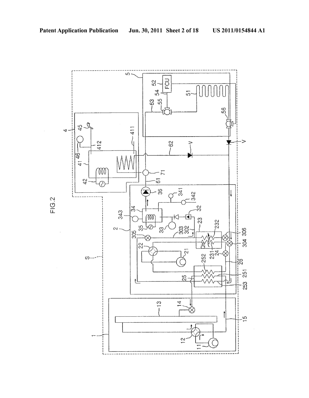 WATER CIRCULATION SYSTEM ASSOCIATED WITH REFRIGERANT CYCLE - diagram, schematic, and image 03