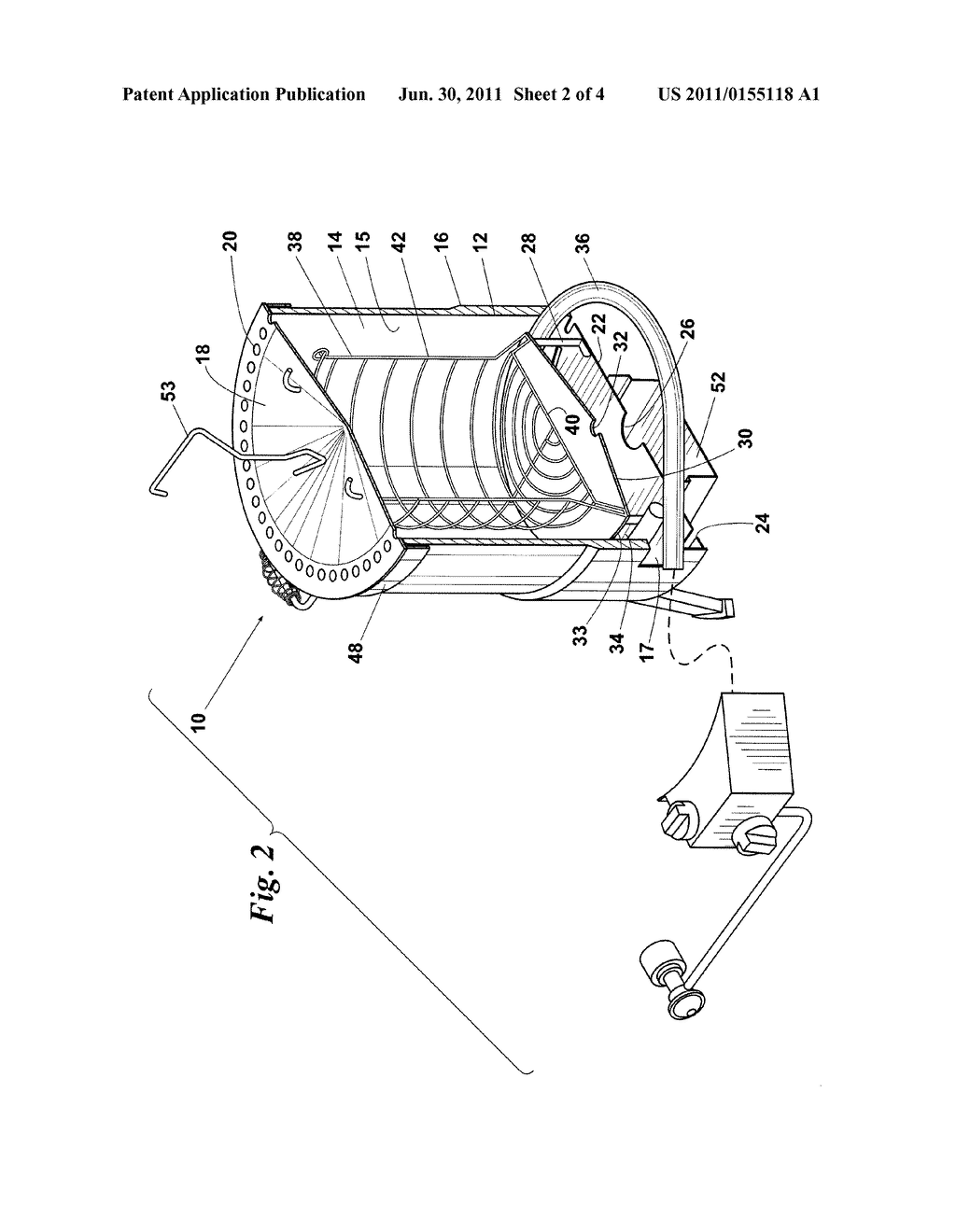 SINGLE CAVITY RADIANT COOKING APPARATUS - diagram, schematic, and image 03