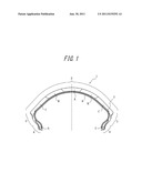 PNEUMATIC TIRE FOR MOTORCYCLE diagram and image