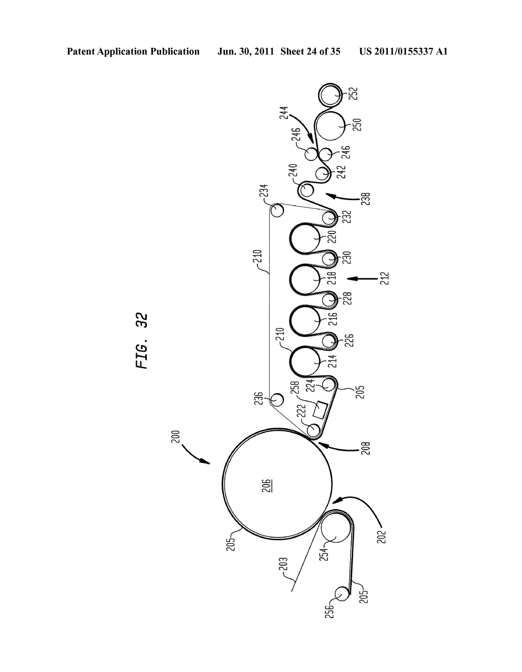 Fabric Crepe And In Fabric Drying Process For Producing Absorbent Sheet - diagram, schematic, and image 25