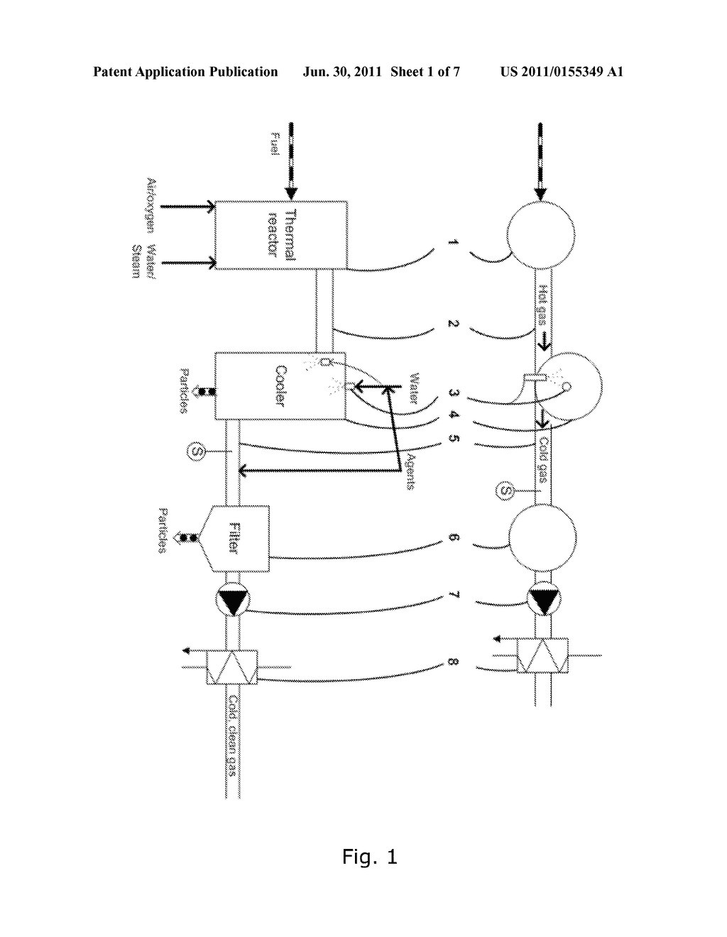 METHOD AND SYSTEM FOR COOLING HOT GASES BY WATER INJECTION - diagram, schematic, and image 02