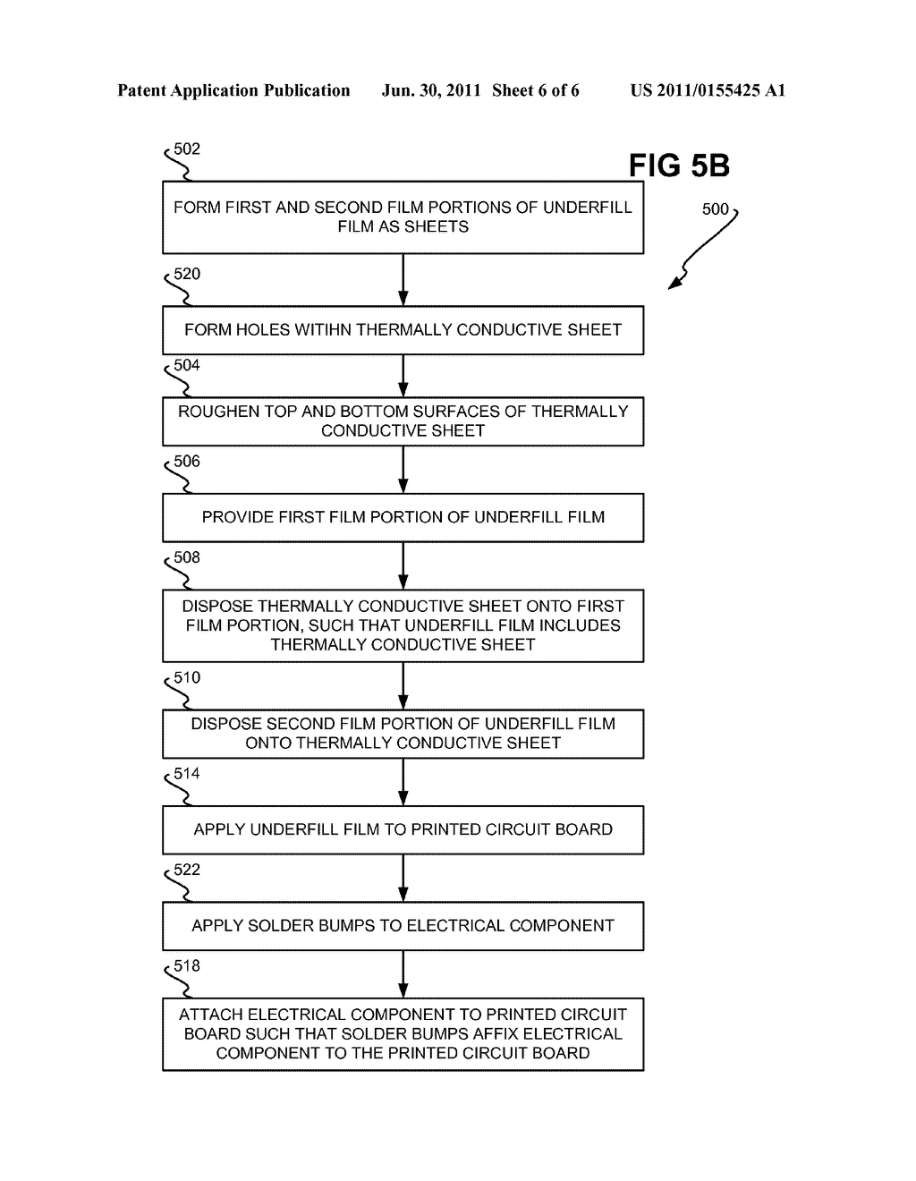 Underfill film having thermally conductive sheet - diagram, schematic, and image 07