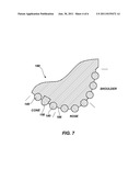 EARTH-BORING TOOLS HAVING DIFFERING CUTTING ELEMENTS ON A BLADE AND     RELATED METHODS diagram and image