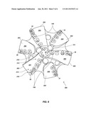 EARTH-BORING TOOLS HAVING DIFFERING CUTTING ELEMENTS ON A BLADE AND     RELATED METHODS diagram and image