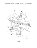 EARTH-BORING TOOLS HAVING DIFFERING CUTTING ELEMENTS ON A BLADE AND     RELATED METHODS diagram and image